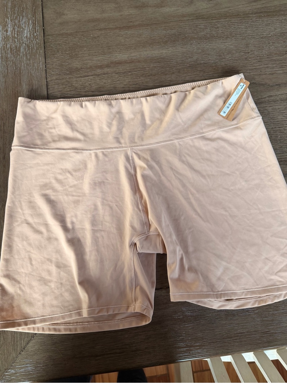 SKIMS Seamless High-Waist Bike Shorts - Nude